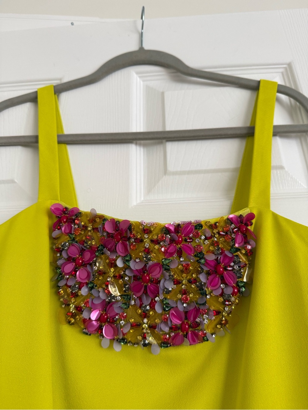 ALEXIS Levante Embellished Mini Dress Mystic Chartreuse NEW with tags - Picture 3 of 9